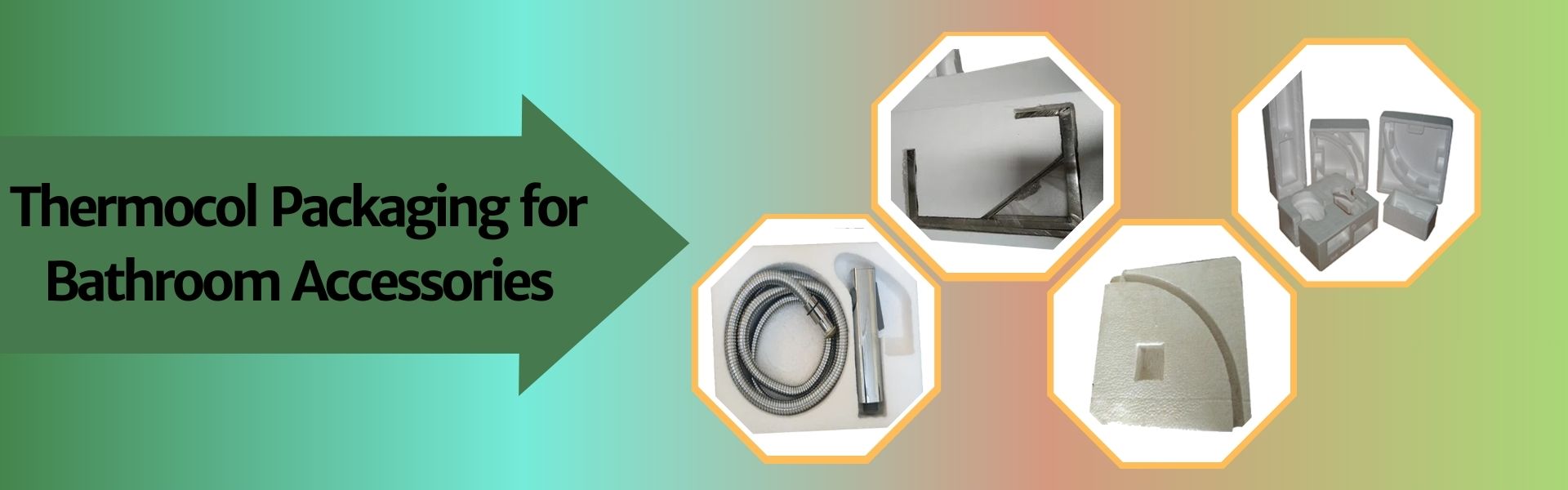 Thermocol Packaging for Bathroom Accessories