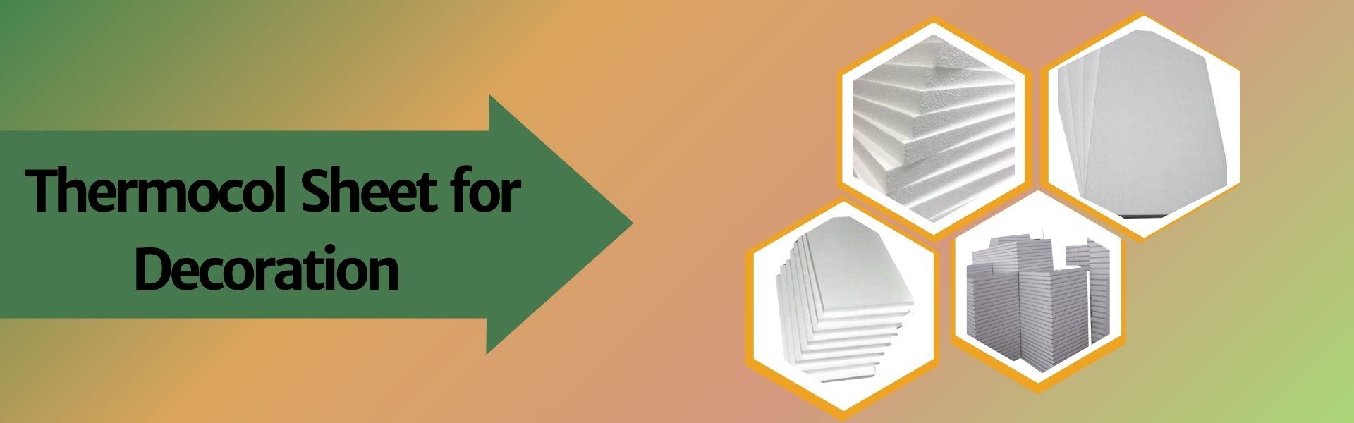 Thermocol Sheet for Decoration